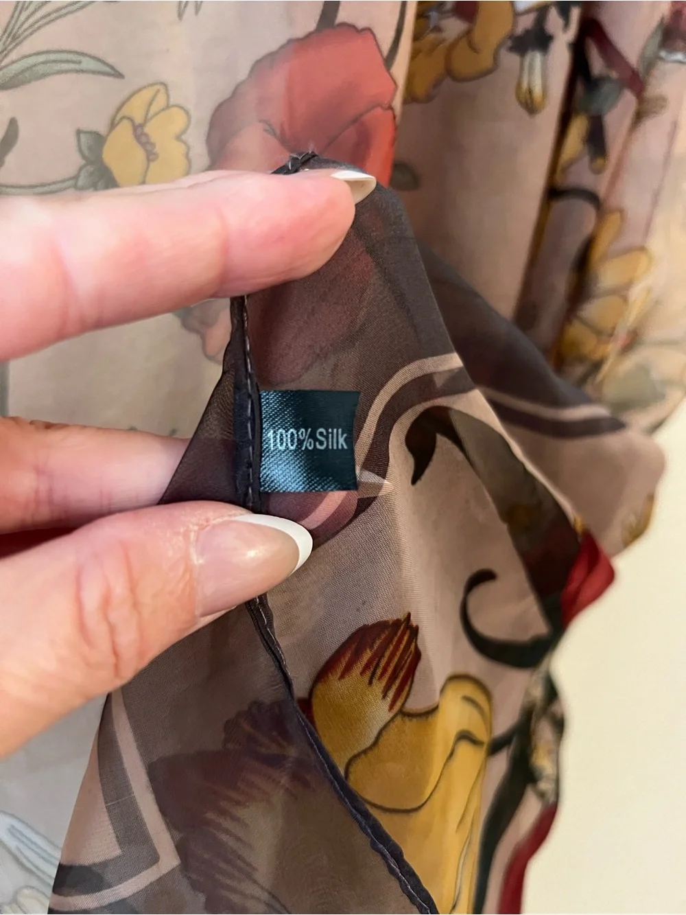 100% Silk Scarf/Wrap/Shawl